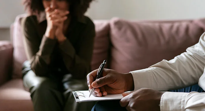Addiction therapy session with expert therapist