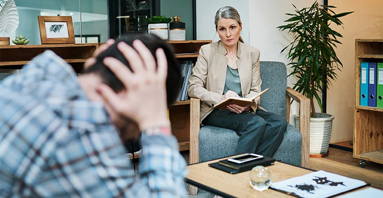 A person who needs CBT therapy