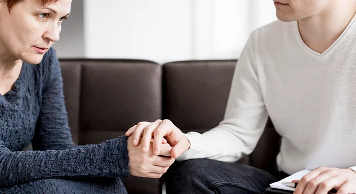 Grief and loss therapy session