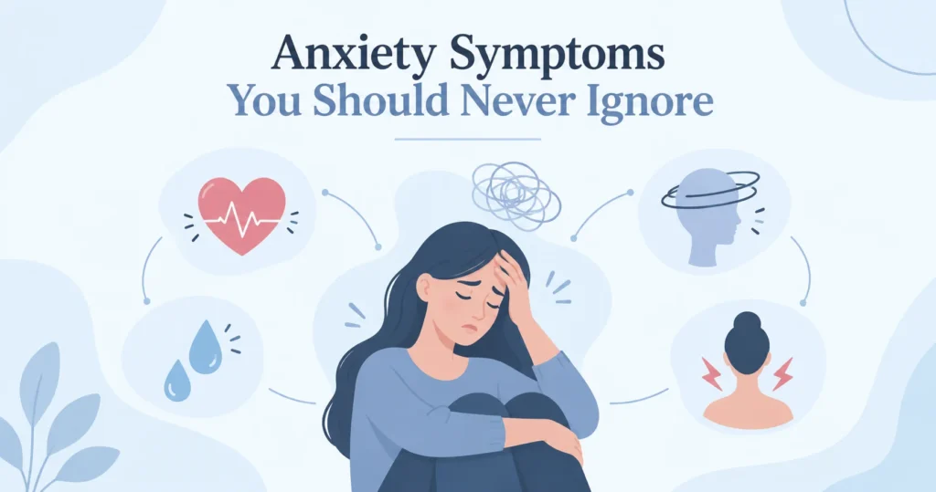 Anxiety symptoms you should never ignore