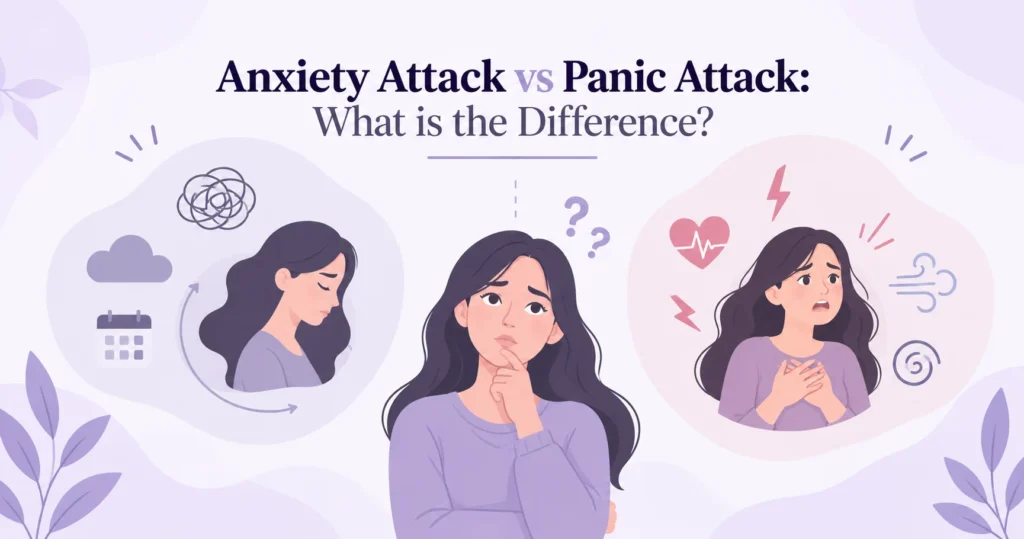 Anxiety attack vs panic attack: What is the difference?