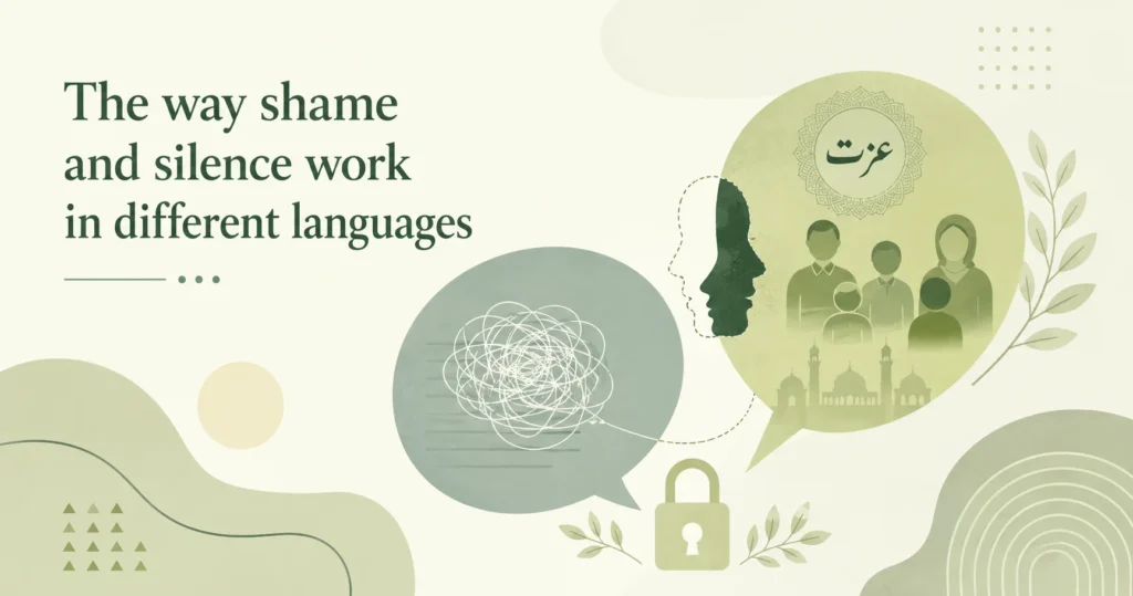 The way shame and silence work in different languages