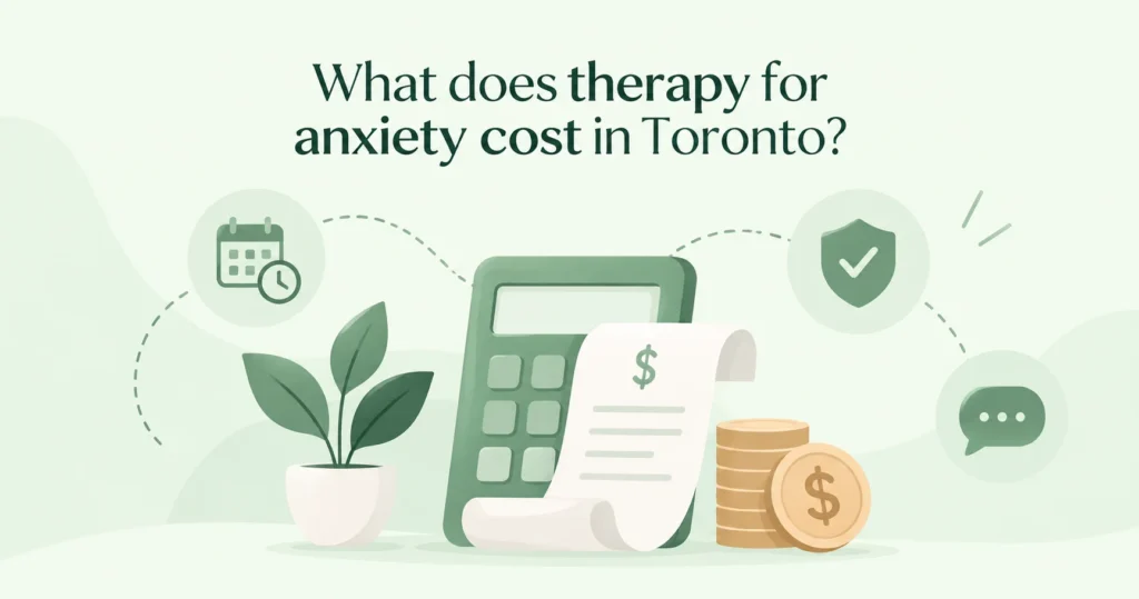 What does therapy for anxiety cost in Toronto?