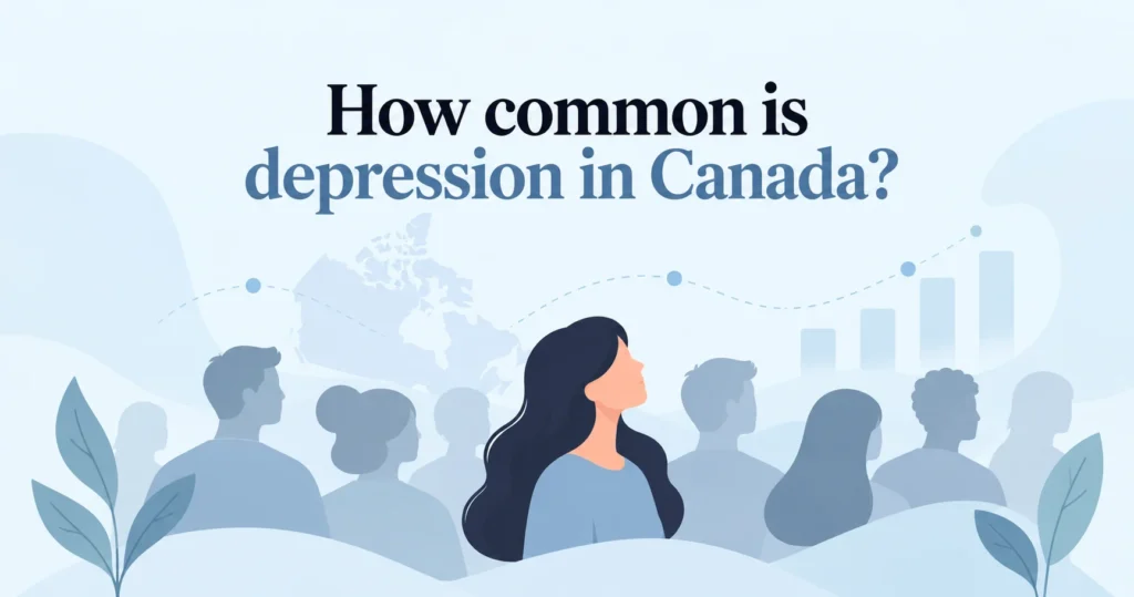 How common is depression in Canada?