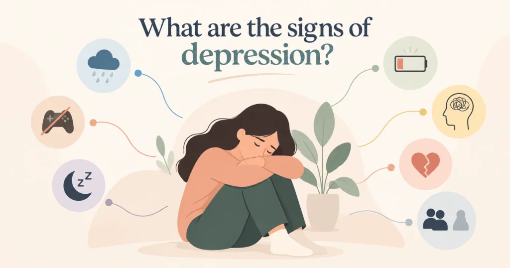 What are the signs of depression?