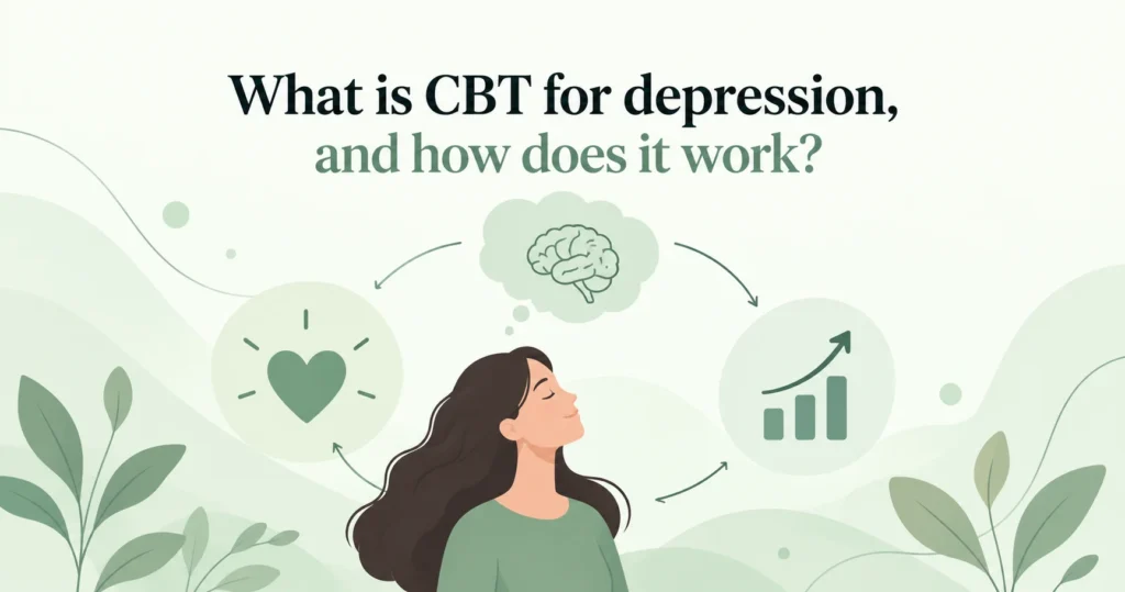 What is CBT for depression, and how does it work?