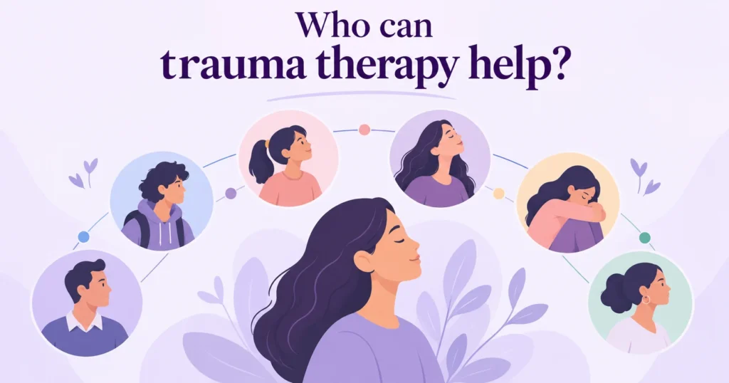 Who can trauma therapy help?