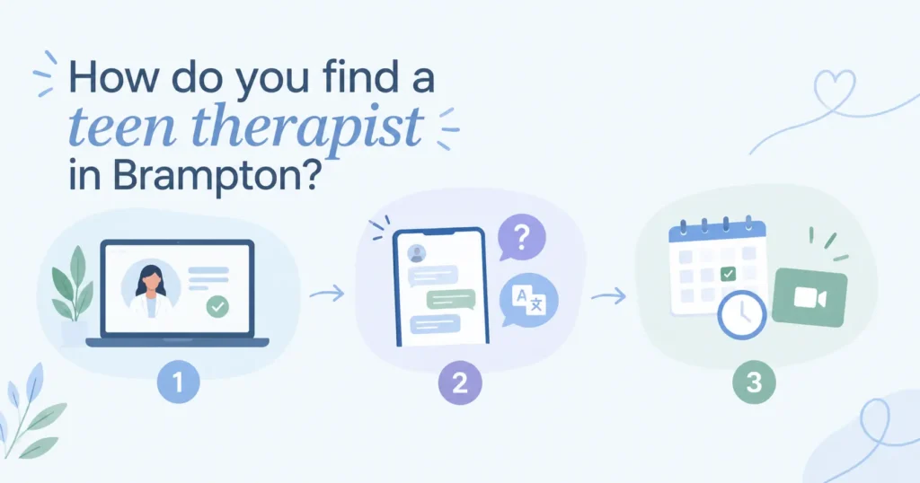 How do you find a teen therapist in Brampton?